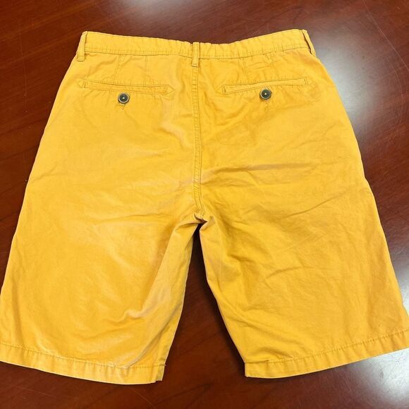 Springfield Mens Mustard Chino Bermuda Shorts sz 30 - Picture 5 of 6